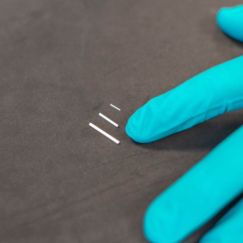 Size comparison of the implants