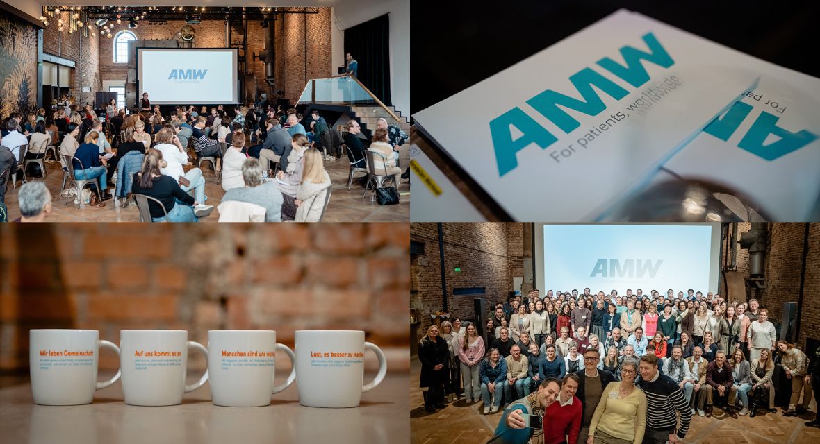 Bildercollage von Firmenevents und Werbeartikeln