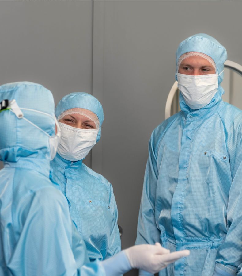 Mitarbeiter in der Produktion